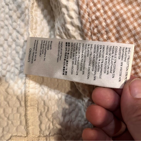 NWOT‎ ANTHROPOLOGIE Cream Button-Up Women's Jacket - Picture 5 of 14